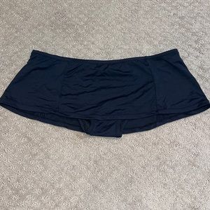 LOFT Beach Skirted Swim Bottom, Black - Medium